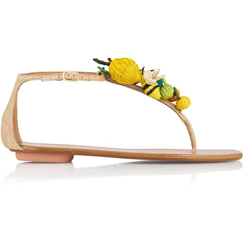 Shoes > Sandals > Flat Sandals - - Aquazzura - Modalova