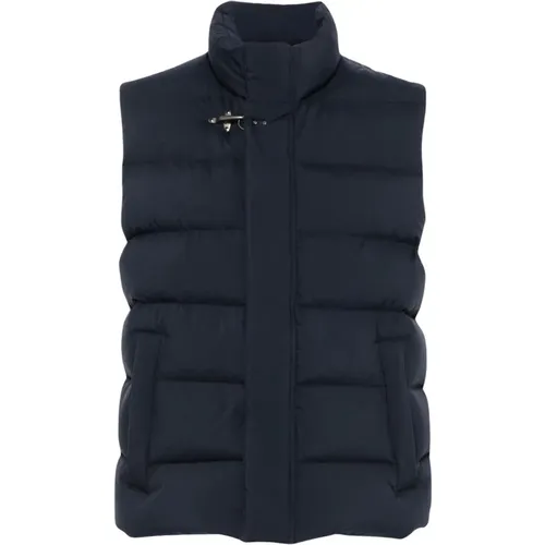 Fay - Jackets > Vests - Blue - Fay - Modalova