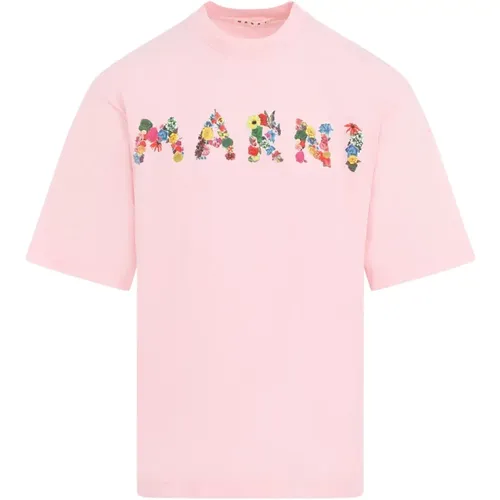 Marni - Tops > T-Shirts - Pink - Marni - Modalova