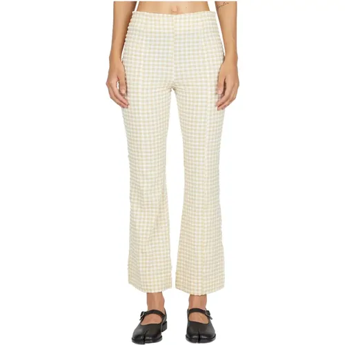 Trousers > Straight Trousers - - Ganni - Modalova