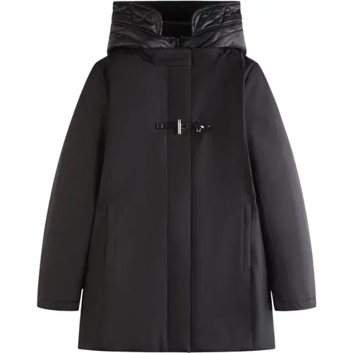 Fay - Coats > Parkas - Black - Fay - Modalova