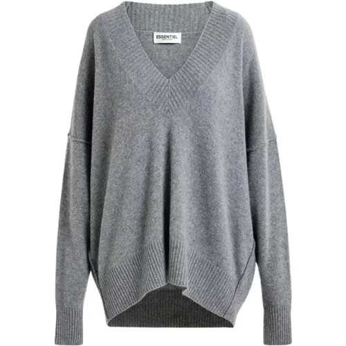 Knitwear > V-neck Knitwear - - Essentiel Antwerp - Modalova