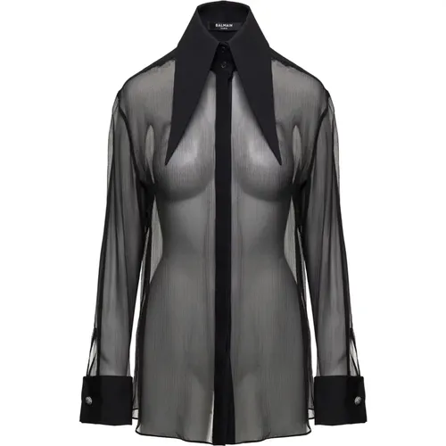 Blouses & Shirts > Shirts - - Balmain - Modalova