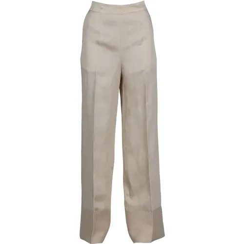 Trousers > Wide Trousers - - Semicouture - Modalova