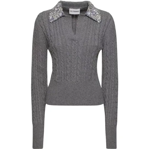 Knitwear > V-neck Knitwear - - DES Phemmes - Modalova