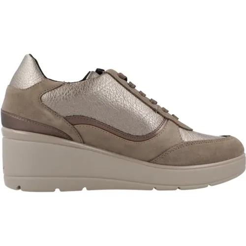 Geox - Shoes > Sneakers - Brown - Geox - Modalova