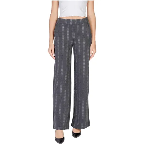 Trousers > Wide Trousers - - Ichi - Modalova