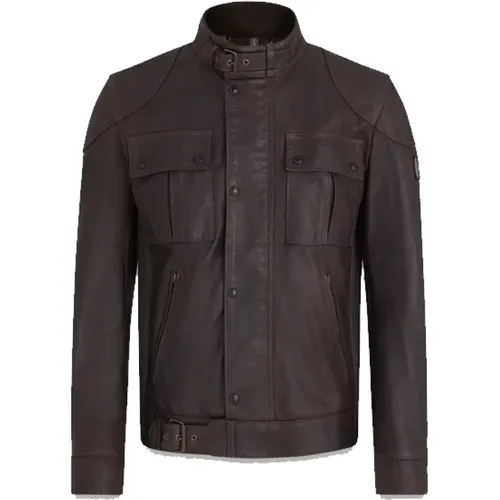 Jackets > Leather Jackets - - Belstaff - Modalova