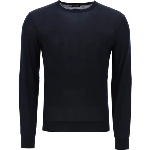 Knitwear > Round-neck Knitwear - - Ermenegildo Zegna - Modalova