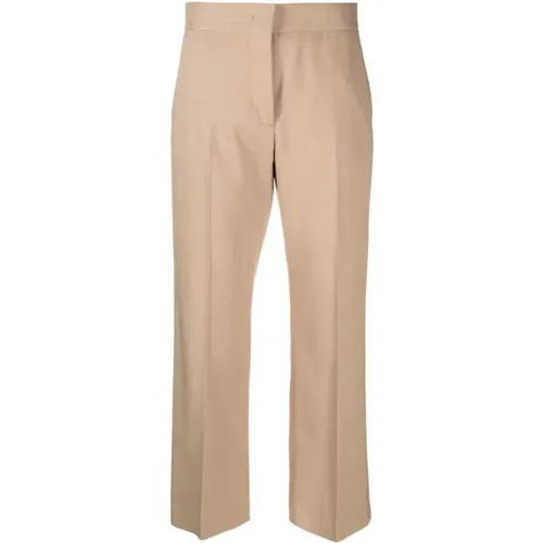 Trousers > Cropped Trousers - - Msgm - Modalova