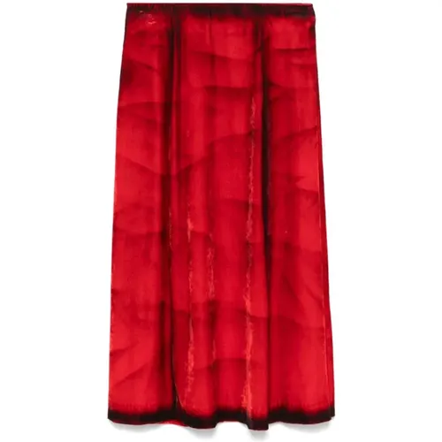 Tela - Skirts > Midi Skirts - Red - Tela - Modalova