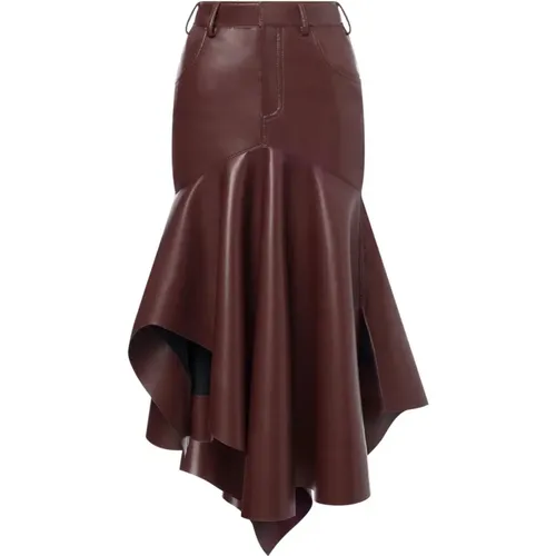 Skirts > Leather Skirts - - Philosophy di Lorenzo Serafini - Modalova