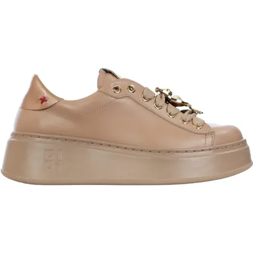 Gio+ - Shoes > Sneakers - Beige - Gio+ - Modalova