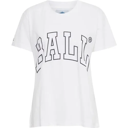 Ball - Tops > T-Shirts - White - Ball - Modalova