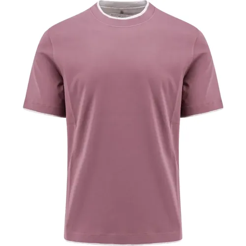 Tops > T-Shirts - - BRUNELLO CUCINELLI - Modalova