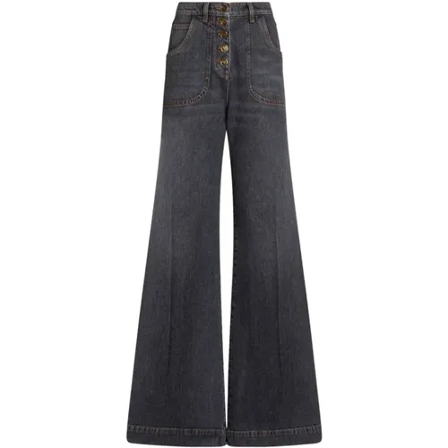 Etro - Jeans > Wide Jeans - Blue - ETRO - Modalova