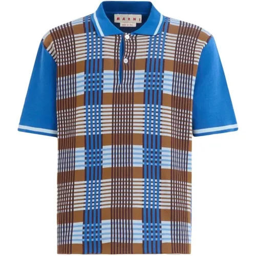 Marni - Tops > Polo Shirts - Blue - Marni - Modalova
