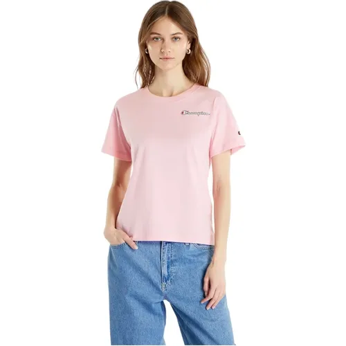 Champion - Tops > T-Shirts - Pink - Champion - Modalova