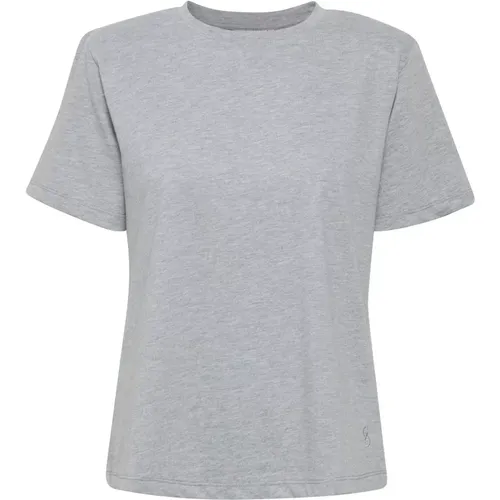 Gestuz - Tops > T-Shirts - Gray - Gestuz - Modalova