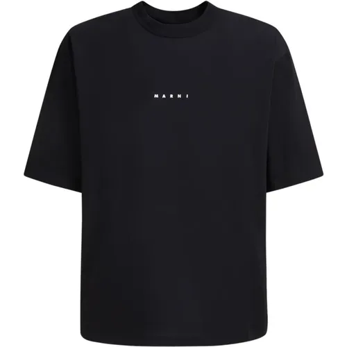 Marni - Tops > T-Shirts - Black - Marni - Modalova