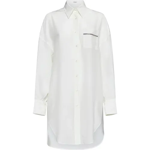 Blouses & Shirts > Shirts - - BRUNELLO CUCINELLI - Modalova