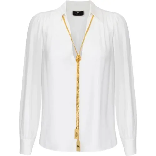 Blouses & Shirts > Blouses - - Elisabetta Franchi - Modalova