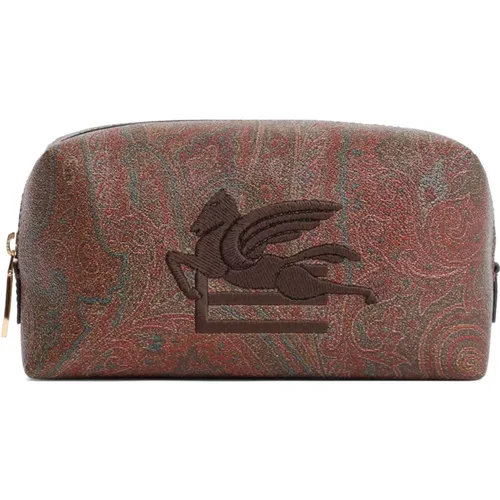 Etro - Bags > Toilet Bags - Brown - ETRO - Modalova