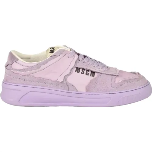 Msgm - Shoes > Sneakers - Purple - Msgm - Modalova