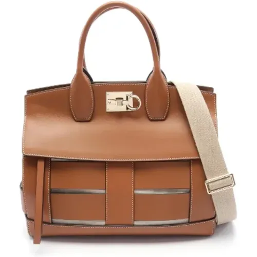 Pre-owned > Pre-owned Bags > Pre-owned Tote Bags - - Salvatore Ferragamo Pre-owned - Modalova