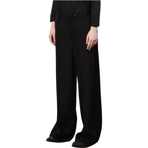 Trousers > Wide Trousers - - Massimo Alba - Modalova