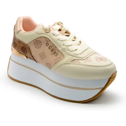 Guess - Shoes > Sneakers - Beige - Guess - Modalova