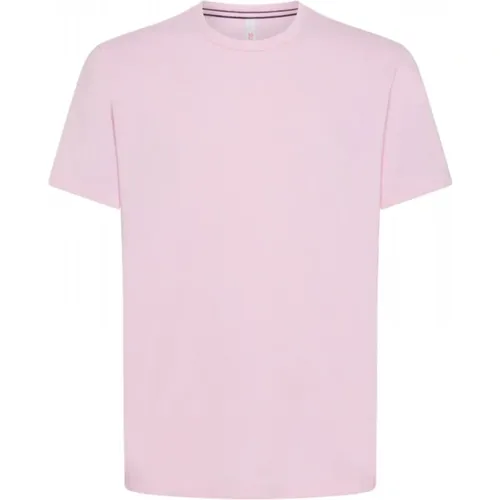 Sun68 - Tops > T-Shirts - Pink - Sun68 - Modalova