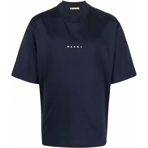 Marni - Tops > T-Shirts - Blue - Marni - Modalova