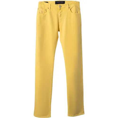 Hand Picked - Pantalons - Jaune - Hand Picked - Modalova