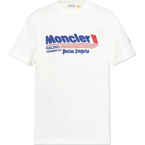 Moncler - Tops > T-Shirts - Beige - Moncler - Modalova