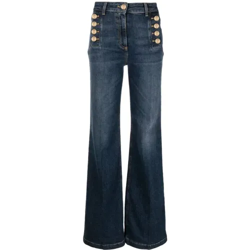 Jeans > Flared Jeans - - Elisabetta Franchi - Modalova