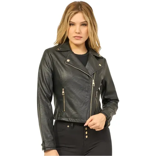 Jackets > Leather Jackets - - Gaudi - Modalova