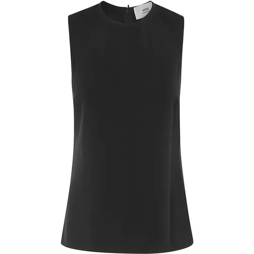 Tops > Sleeveless Tops - - Ami Paris - Modalova