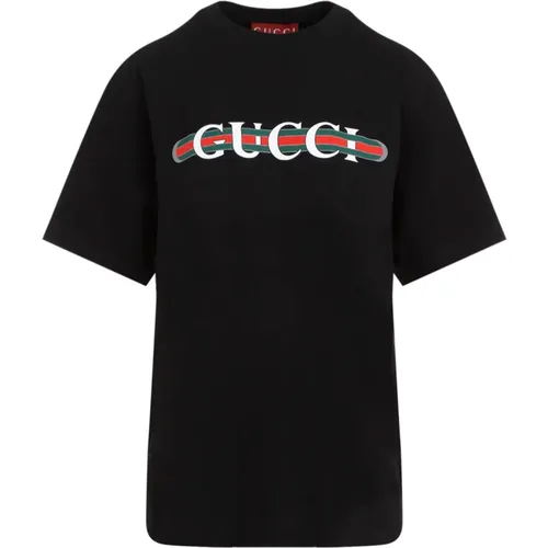 Gucci - Tops > T-Shirts - Black - Gucci - Modalova