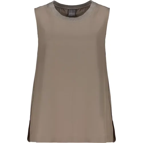 Tops > Sleeveless Tops - - Lorena Antoniazzi - Modalova