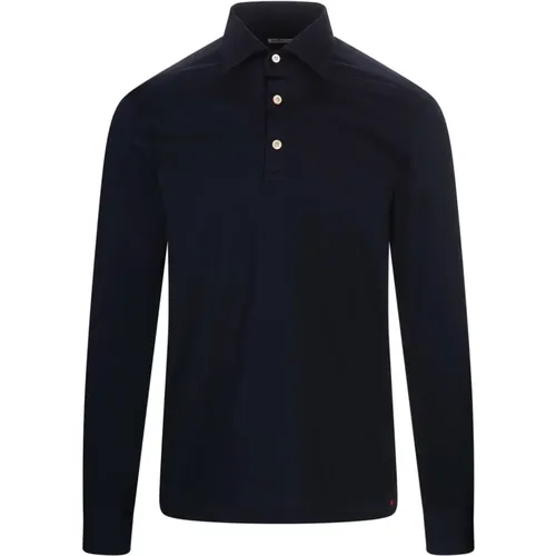 Kiton - Tops > Polo Shirts - Blue - Kiton - Modalova