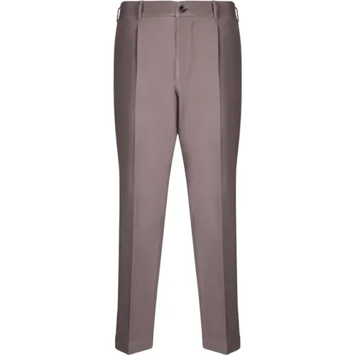 Trousers > Suit Trousers - - Dell'oglio - Modalova