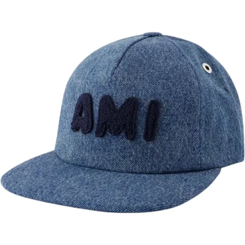 Accessories > Hats > Caps - - Ami Paris - Modalova