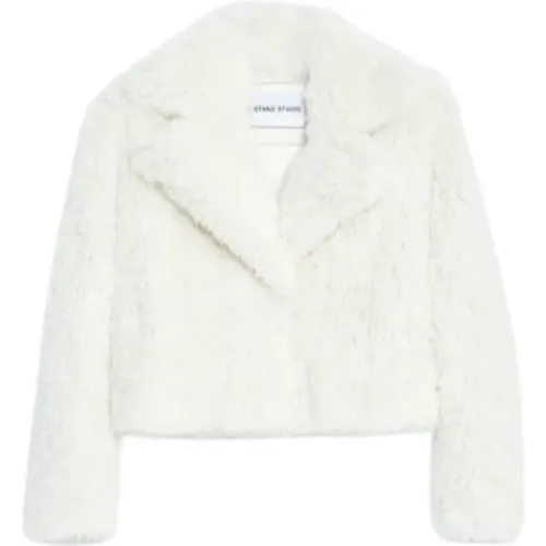 Jackets > Faux Fur & Shearling Jackets - - Stand Studio - Modalova