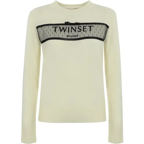 Knitwear > Round-neck Knitwear - - Twinset - Modalova