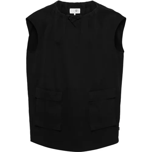 Tops > Sleeveless Tops - - MM6 Maison Margiela - Modalova