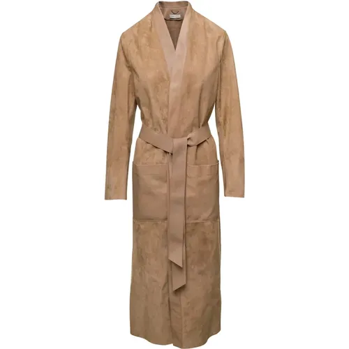 Coats > Belted Coats - - Golden Goose - Modalova