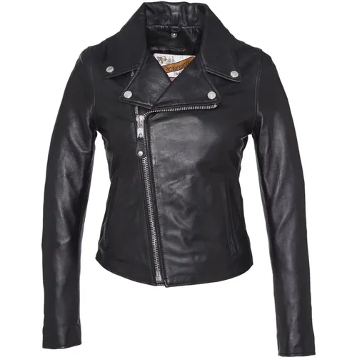 Jackets > Leather Jackets - - Schott NYC - Modalova