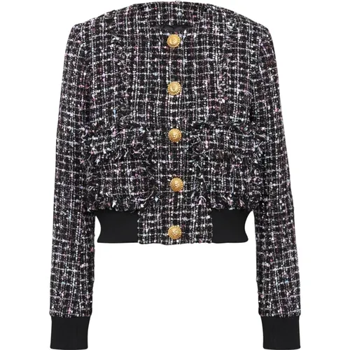 Jackets > Tweed Jackets - - Balmain - Modalova