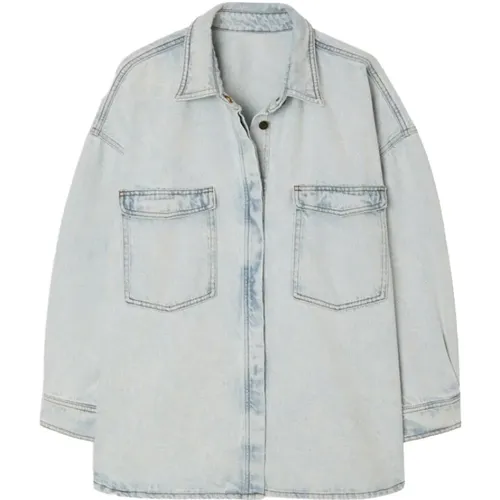 Blouses & Shirts > Denim Shirts - - American vintage - Modalova